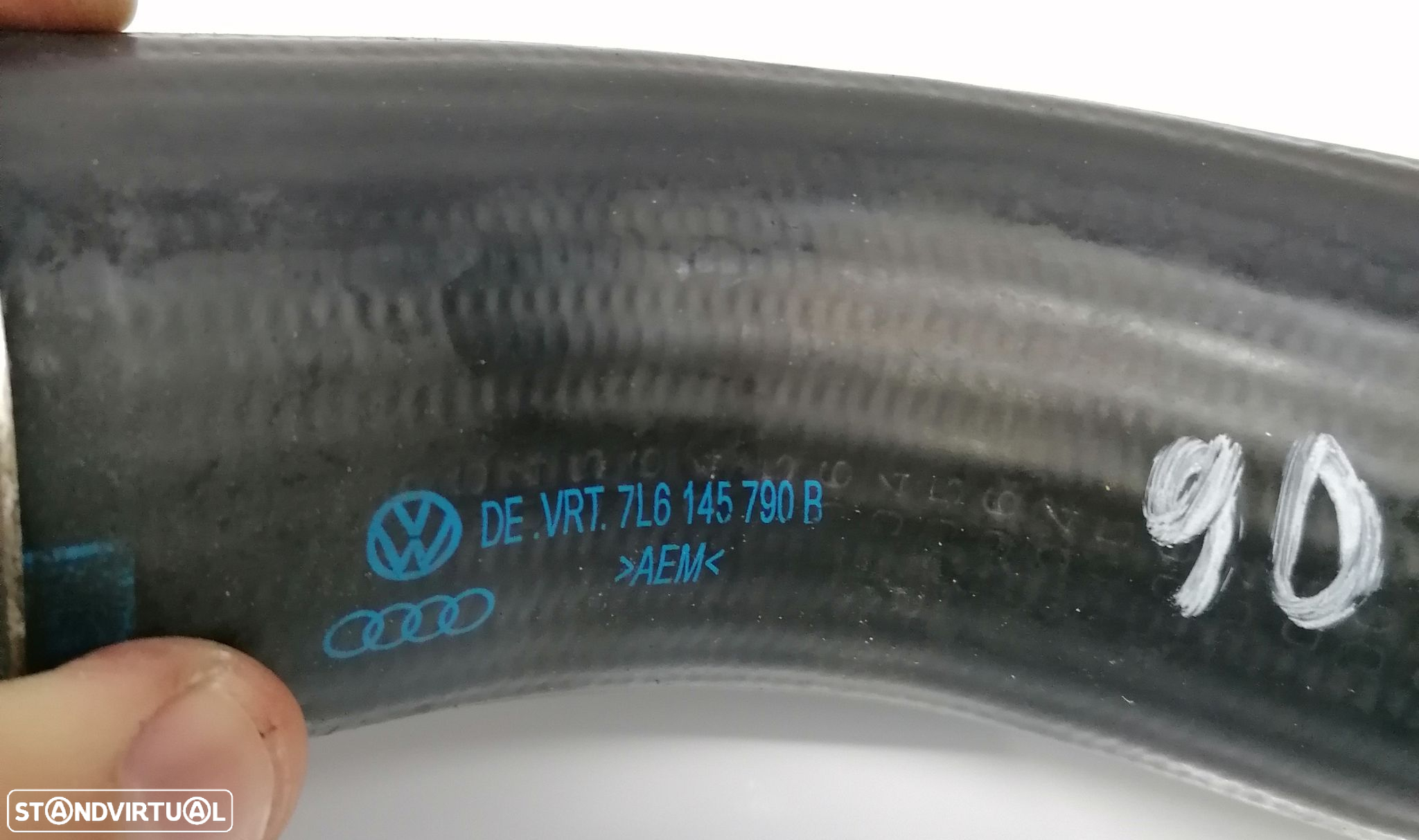 Tubos de intercooler VW Touareg de 2005 2.5 TDI referência 7L6  145 322 - 4