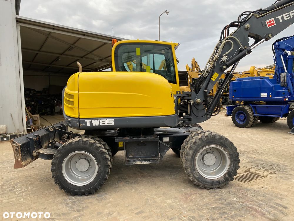 Terex TW85, GŁOWICA POWERTILT, 2 ŁYŻKI, RAMIĘ 3X ŁAMANE, KRÓTKI TYŁ, Z NIEMIEC, SUPER STAN, - 32