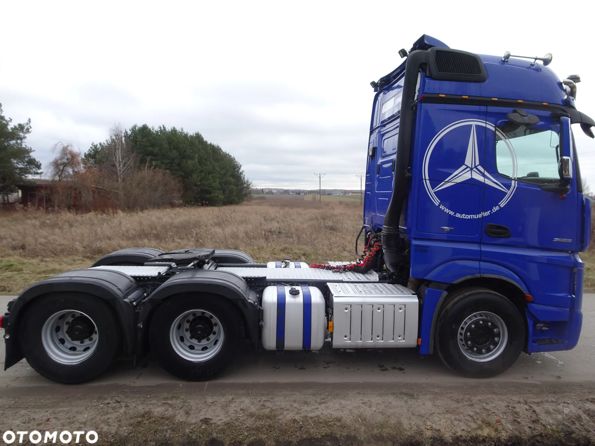 Mercedes-Benz Actros 2663 6x4 Ciągnik Siodłowy Trzy Osiowy 630KM Niskopodwozie DOLL 4 osie skrętne 2xrozciagana poszerzenia 58000kg - 8