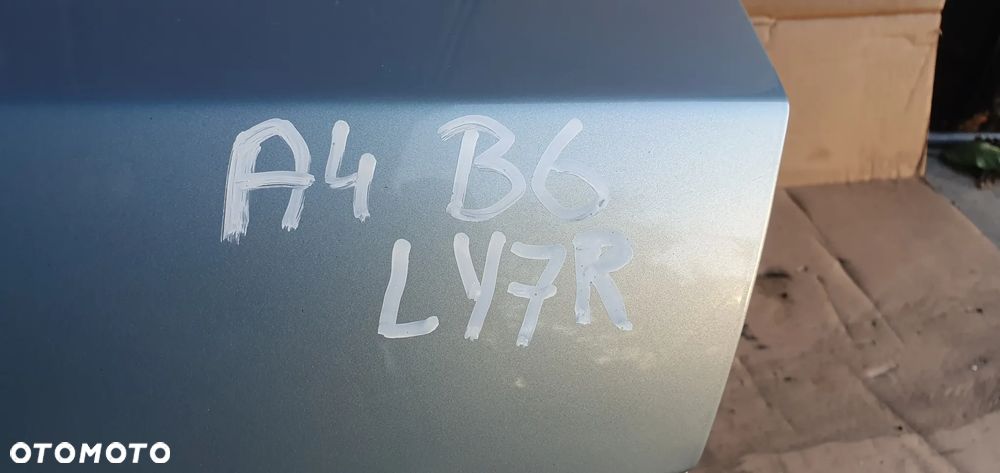 Klapa bagażnika tył tylna Audi A4 B6 Sedan LY7R - 7