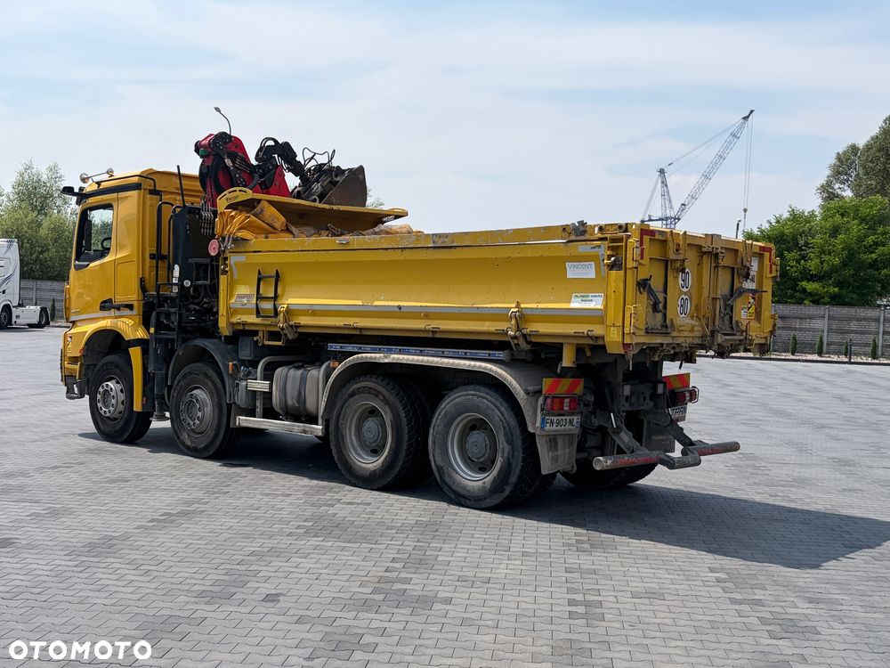 Mercedes-Benz Arocs 8x4 z HDS Palfinger Epsilon | 2020 | Euro 6 | Nowy model | Gotowy do pracy - 4