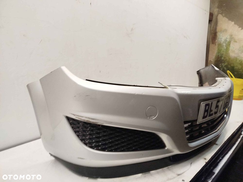 + ZDERZAK PRZÓD PRZEDNI DO OPEL ASTRA H 3 III LIFT FL Z157 SREBRNY - 2