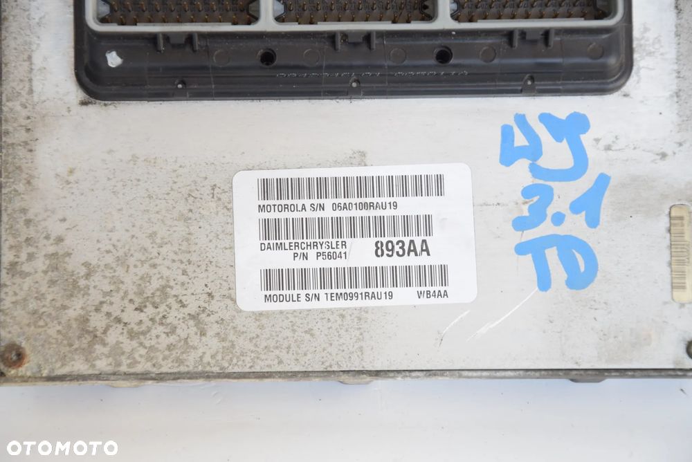JEEP GRAND CHEROKEE WJ 3.1 TD KOMPUTER SILNIKA P56041893AA - 3