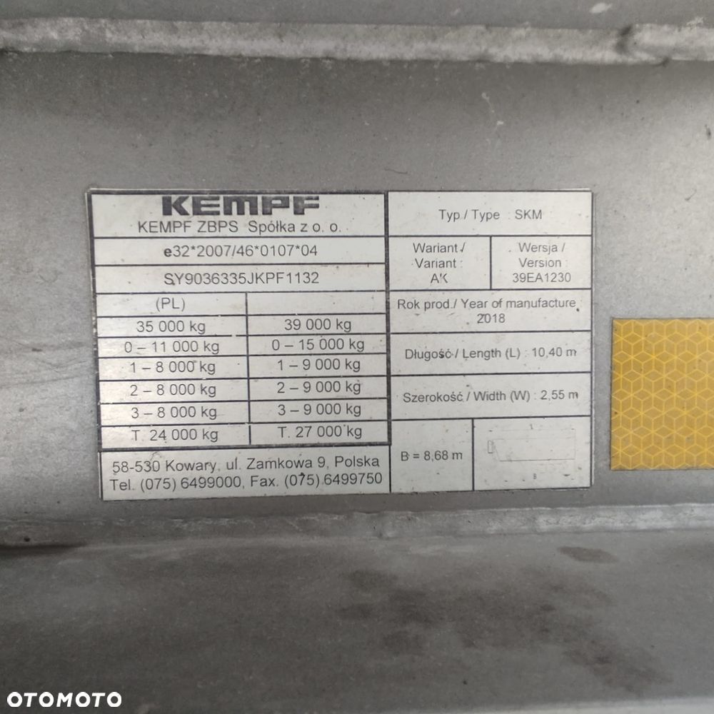 Kempf wywrotka 47,5 m3 - 6