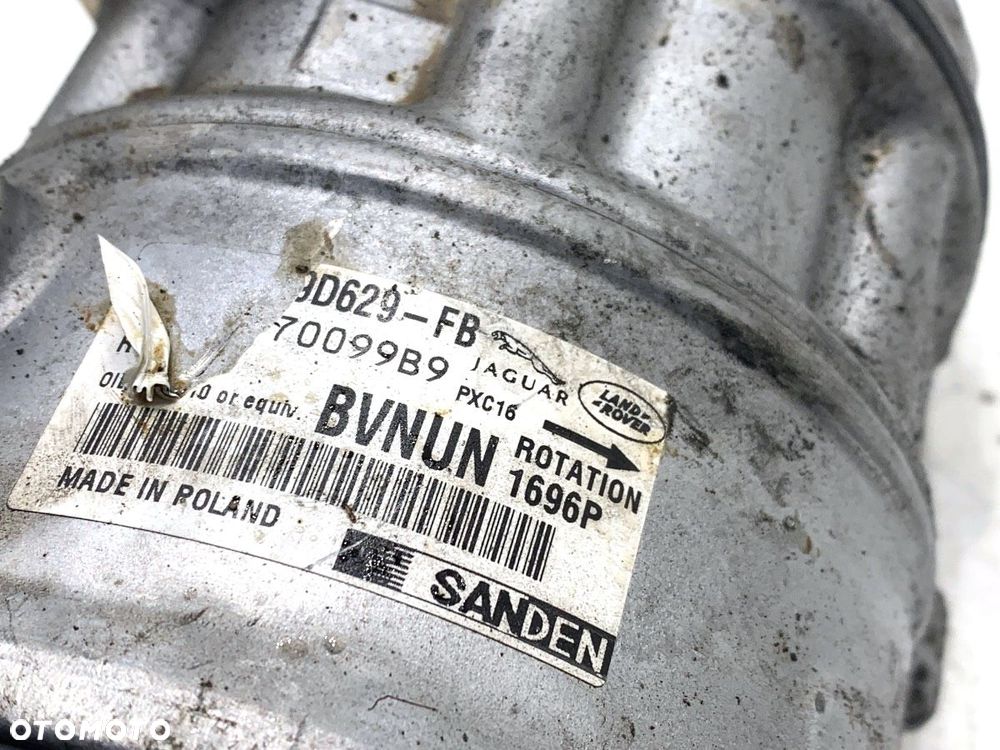 SPRĘŻARKA KLIMATYZACJI  JAGUAR XF I (X250) 2008 - 2015 2.0 177 kW [241 KM] benzyna 2012 - 2015 - 5