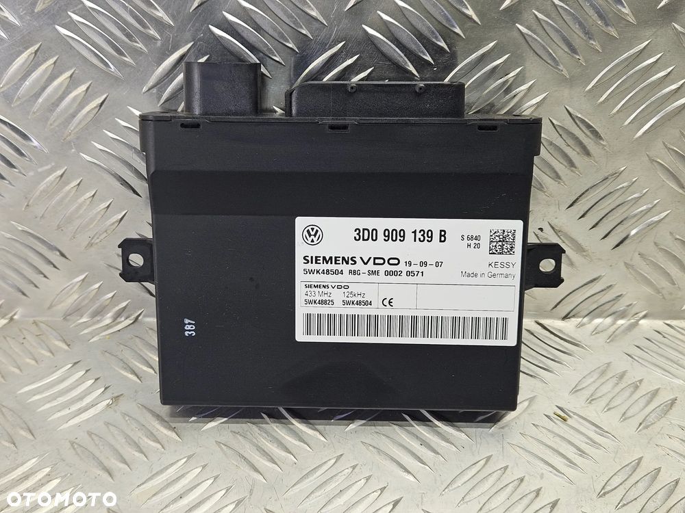 VW TOUAREG 7L 03-09R ZESTAW STARTOWY 3.0 TDI BKS V6 ROZRUCHOWY DO ODPALENIA 7L0907401D 3D0909139B 4E0905852E KLUCZYK - 9