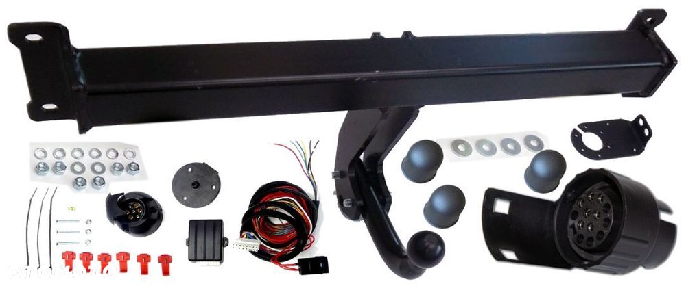 HAK HOLOWNICZY + MODUŁ + WIĄZKA + GNIAZDO 7PIN/13P DO SAMOCHODU BMW X3 E83 FACELIFTING LCI - 2