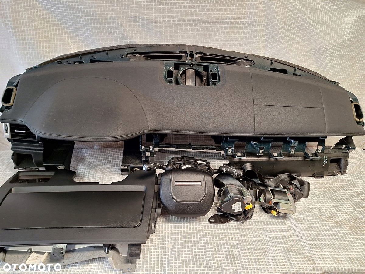 range rover evoque l538 11-18 konsola air bag poduszki pasy orginal demont - 1