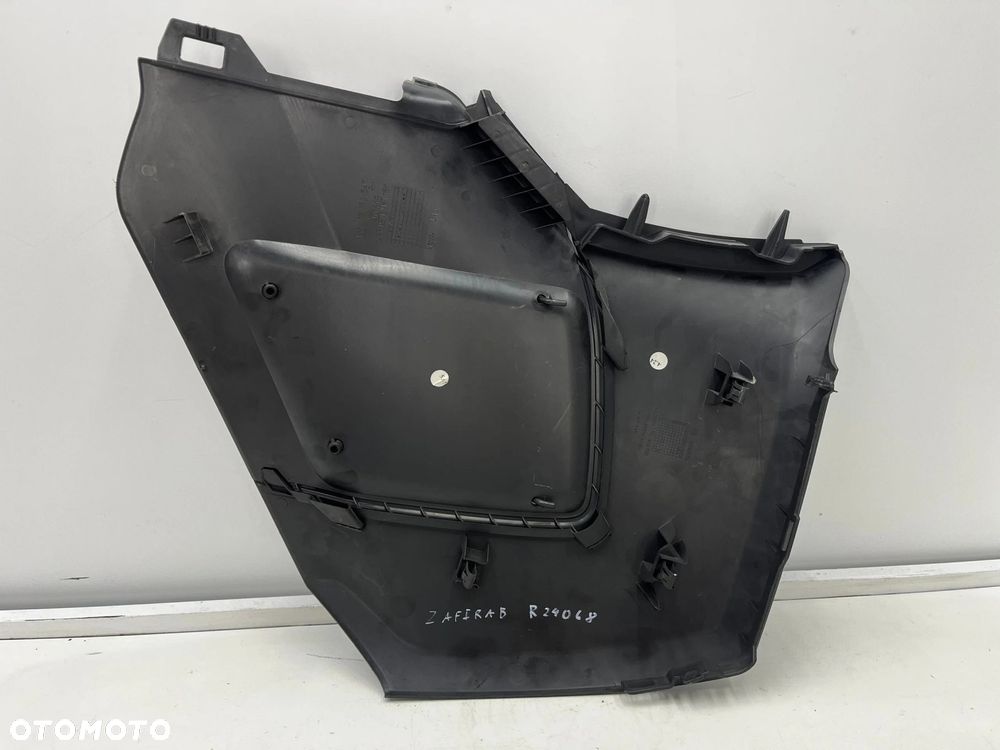 Tunel środkowy Opel Zafira B 05-14r. uchwyt na kubki tylne kratki nawiewu EU 13144422 - 10