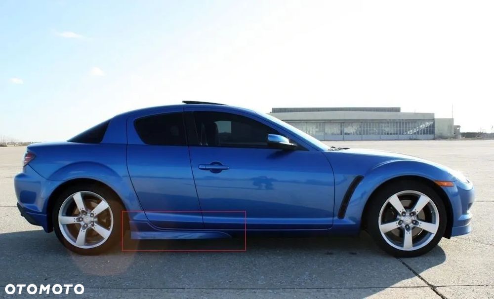 MAZDA RX8 SPEED NAKŁADKI PROGOWE PROGI 2 SZTUKI PODKŁAD - 1