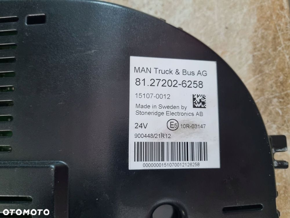 LICZNIK ZEGARY MAN TGX TGL TGS TGM 81272026258 - 2