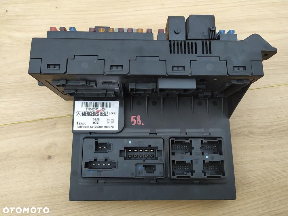 MERCEDES W211 MODUŁ STEROWNIK SAM 2115453801