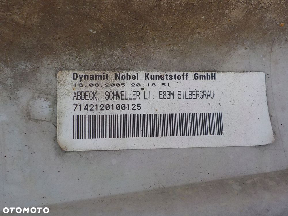 917 BMW X3 E83 M-PAKIET LISTWY NAKŁADKI PROGOWE - 10