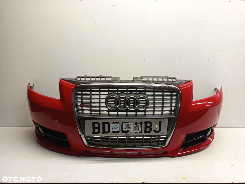 + ZDERZAK PRZÓD PRZEDNI AUDI A3 8P S LINE LY3J CZERWONY HALOGENY - 1