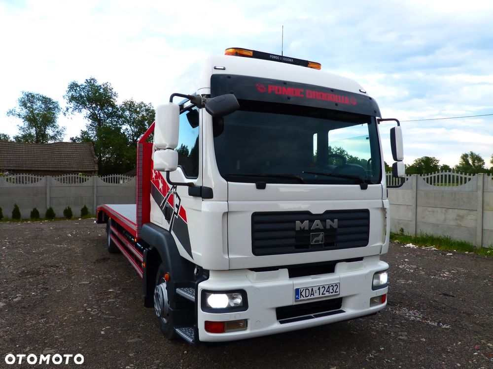 MAN TGM 15.280 POMOC DROGOWA / AUTOLAWETA/ SPECJALNY / EURO 5 / DMC 15.000 KG / ŁADOWNOŚĆ 8.500 KG /DŁ. 7.50 M - 1