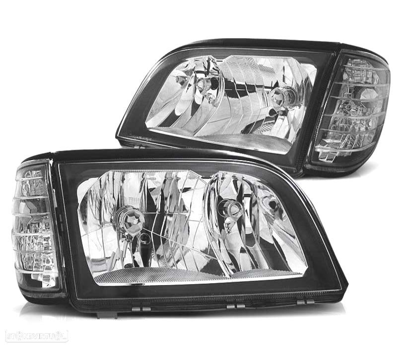 FARÓIS MERCEDES CLASSE S W140 91-98 FUMADOS - 1