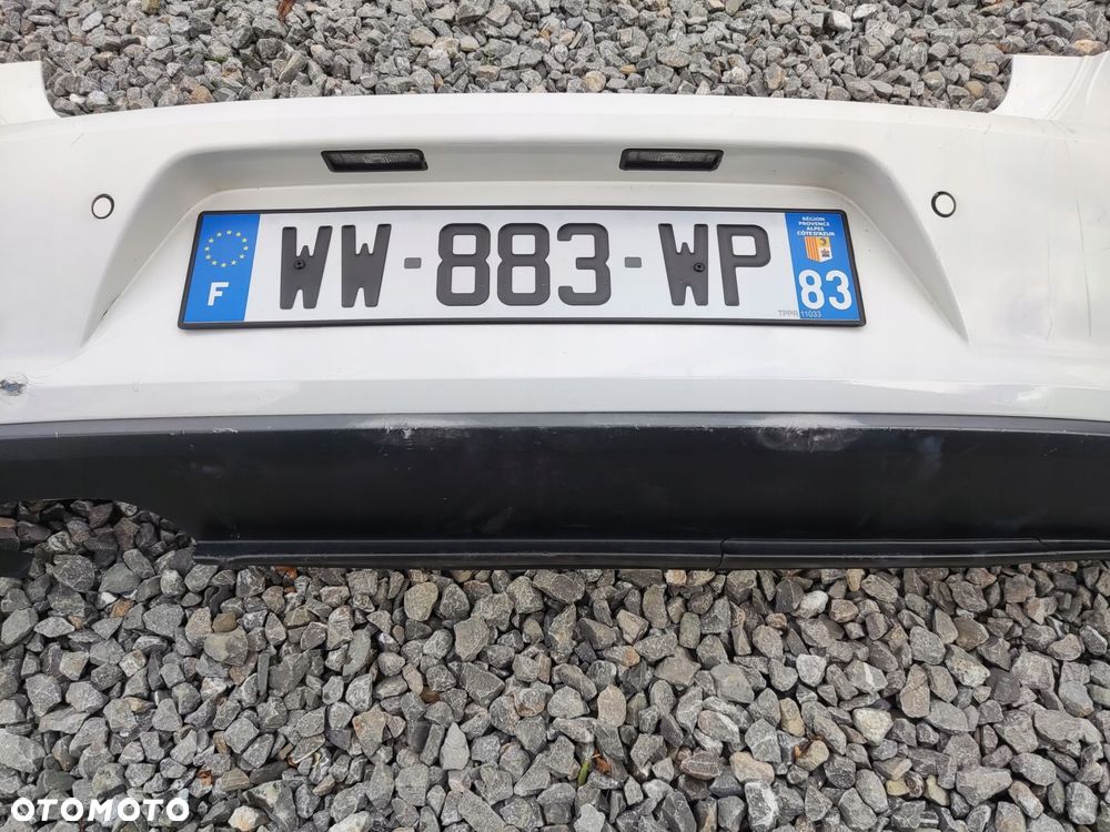 zderzak tył tylny kompletny pdc czujniki volkswagen polo v 6r gti 2009-2013 - 4