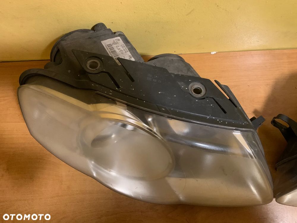 VW PASSAT B6 LAMPA PRAWA LEWA PRZEDNIA KOMPLET 3C0941005J - 4