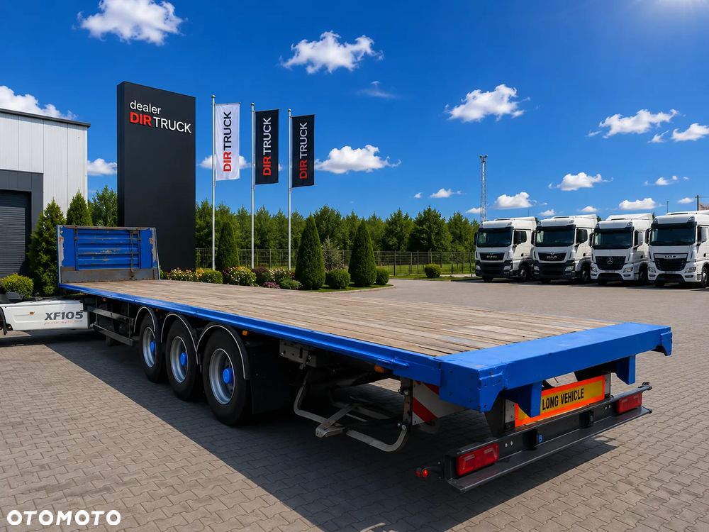 Fruehauf TX 34 Naczepa Ciężarowa PLATFORMA, OSIE SMB, Mocna Podłoga, Hamulce po remoncie ! - 2