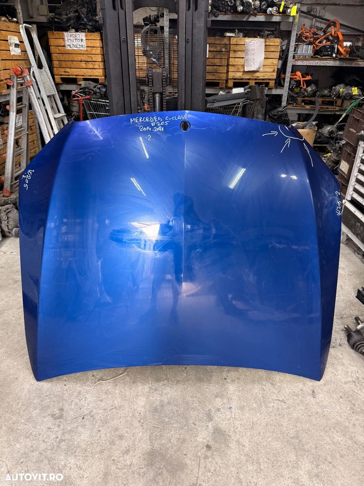 Capota fata MERCEDES C-class W205 an 2014-2021 cu defect reparabil - 2