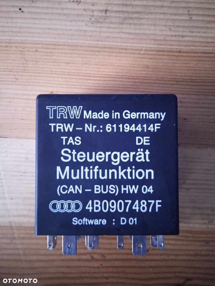 Przekaźnik multifunkcji Audi a3 8l 4B0907487F - 1