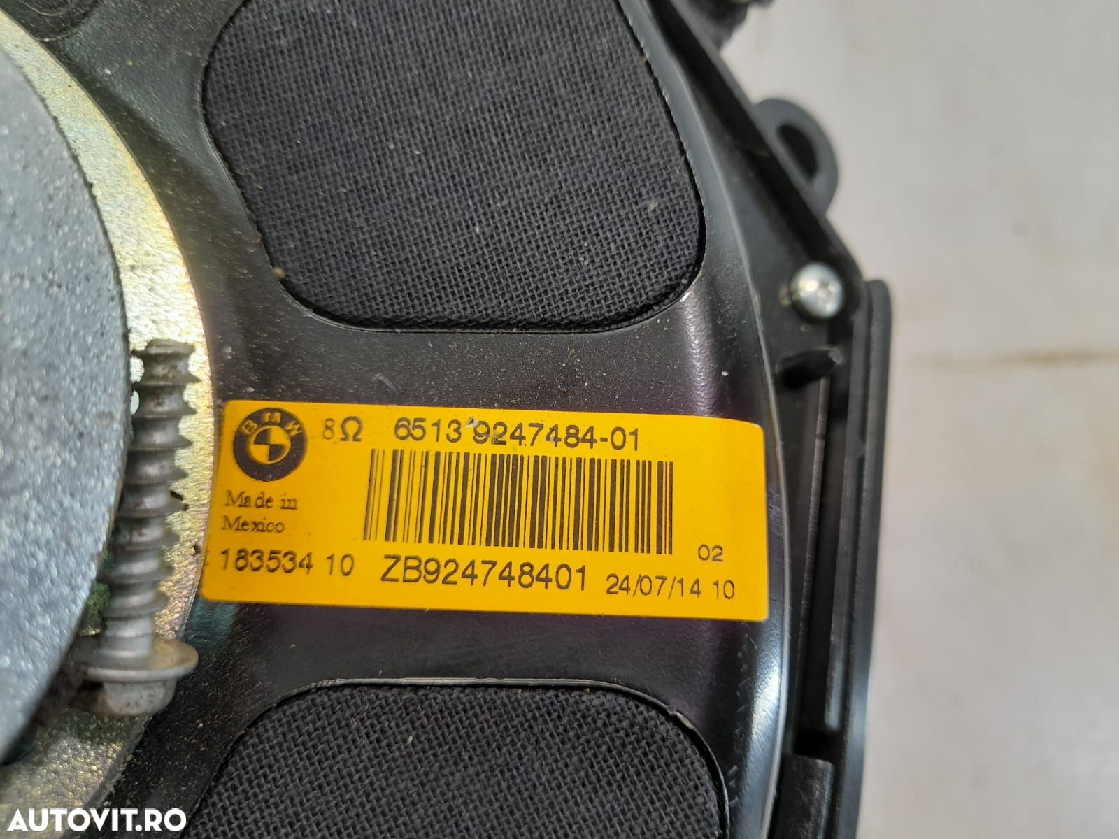 Boxa difuzor 6513924748401 BMW X4 F26 [2014 - 2018] 3.0d  N57D30B - 3