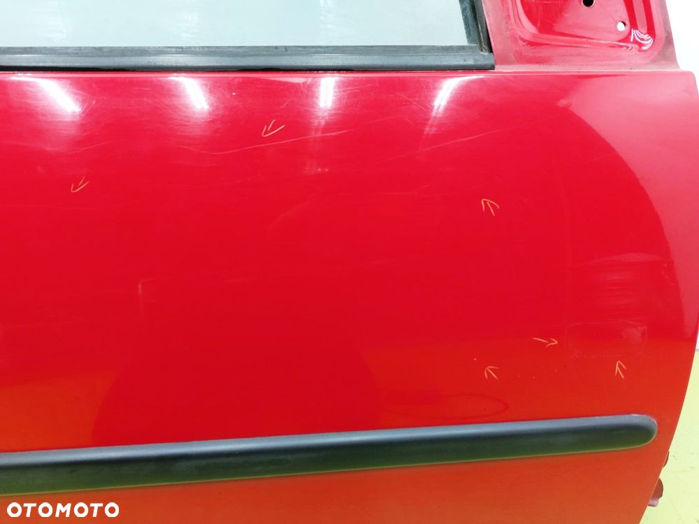 Drzwi przednie prawe przód PEUGEOT 107 2005-2014 5 DRZWI CZERWONY KJH - 3