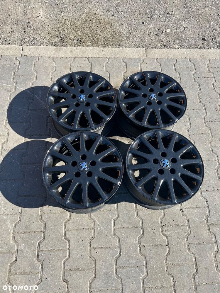 Alufelgi Peugeot Citroen 16 cali 5x108 Oryginalne czarne - 8