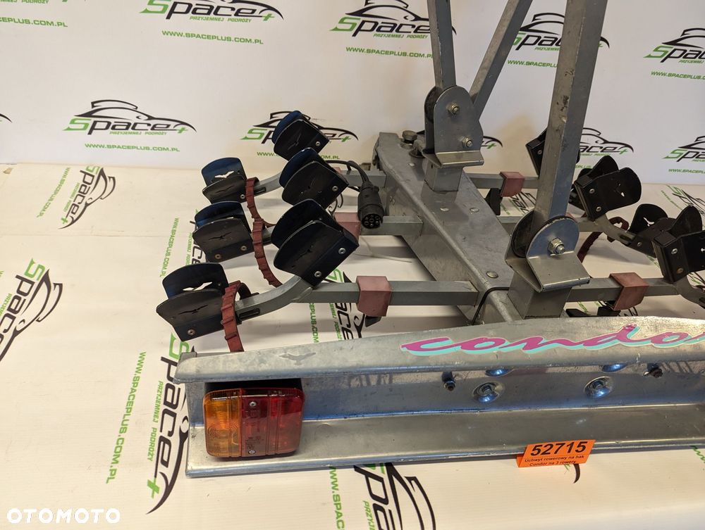 Uchwyt bagażnik rowerowy na hak Condor na 3 rowery - 2