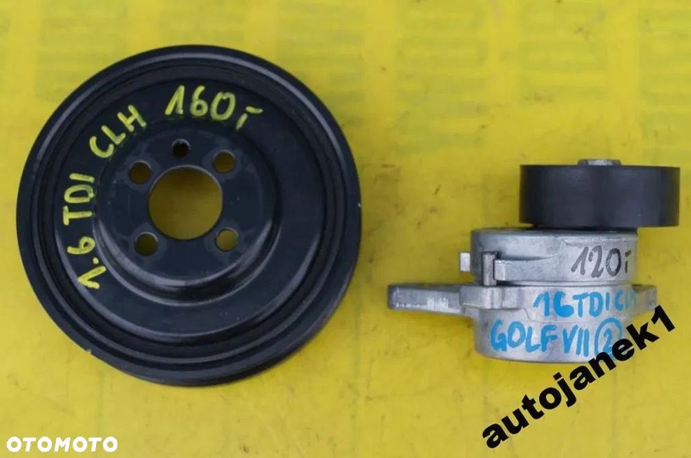 Koło pasowe na wał 03G105243 Golf VII 1.6 TDi - 1