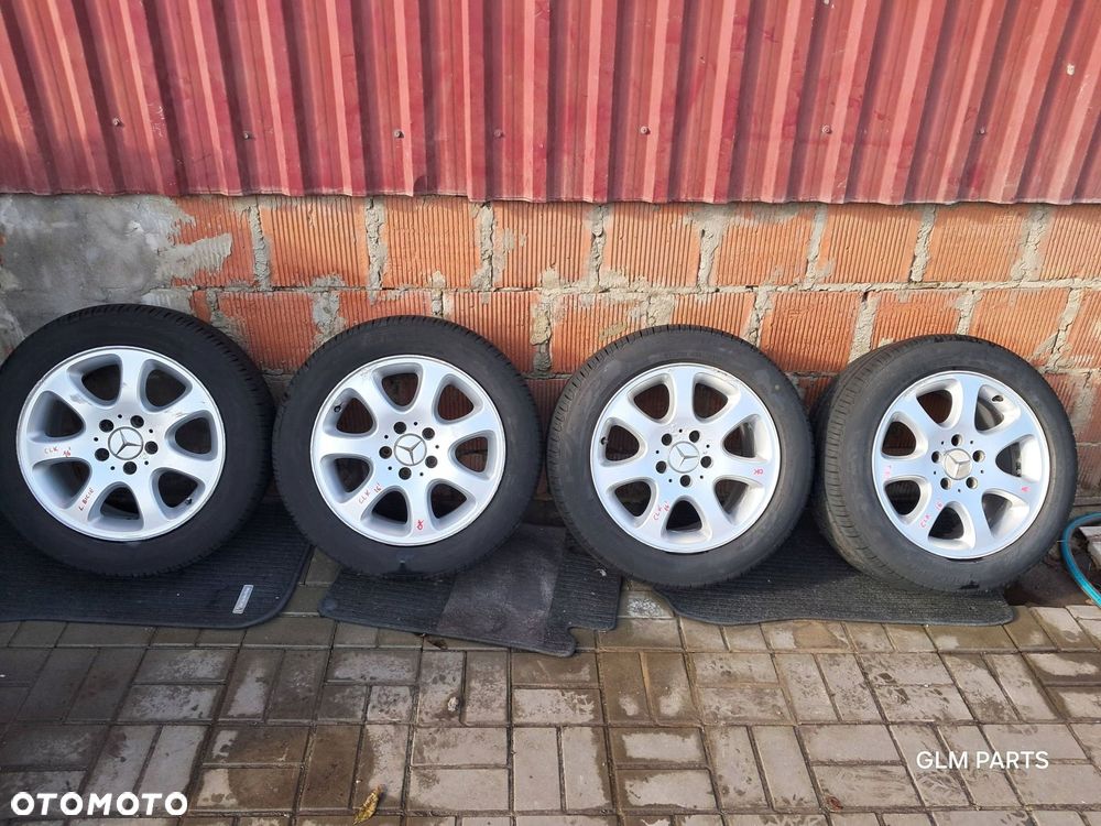 mercedes-benz clk w209 felgi aluminiowe 16" koła lato pirelli - 1