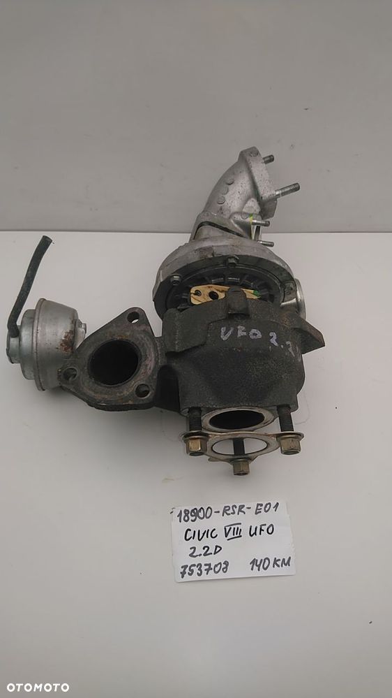 TURBINA 2.2 I-CTDI 140KM CIVIC VIII 18900-RSR-E01 753708 - 5