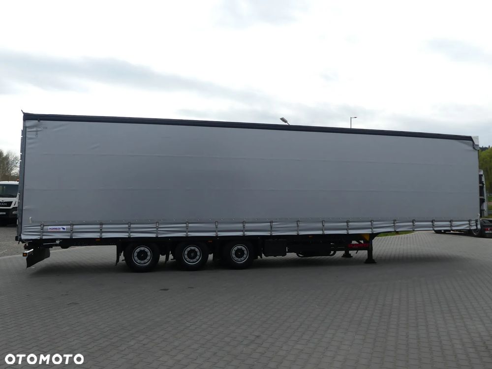 Schmitz Cargobull FIRANKA / MEGA / IDEALNY STAN / OŚ PODNOSZONA / - 10