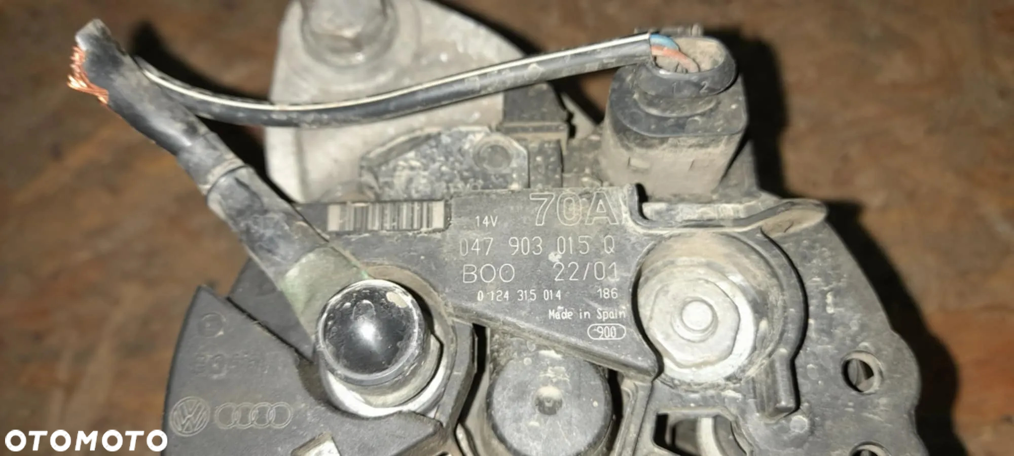 Alternator Skoda Fabia I 1.4 60KM 1999-2008R BOSCH 70A 2 PIN 047903015Q - 5