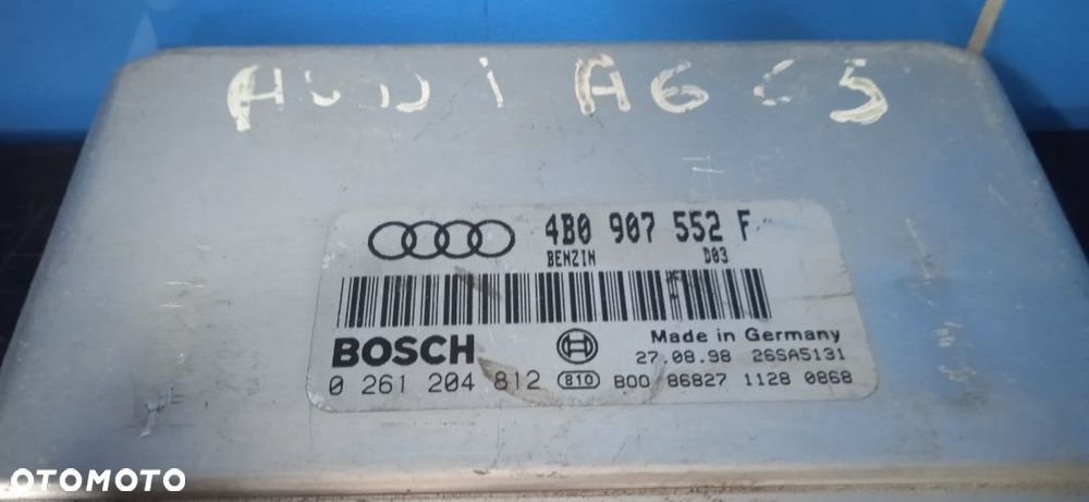 Komputer sterownik silnika Audi A6 C5 2.4 4B0907552F - 3