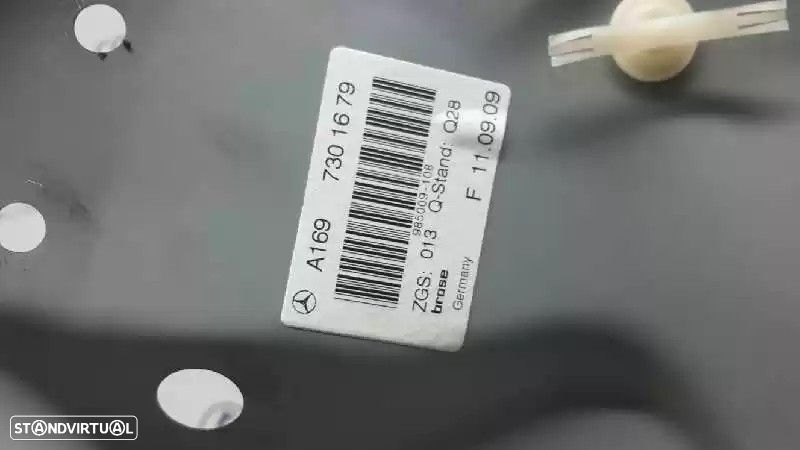 ELEVADOR DE VIDRO TRASEIRO DIREITO MERCEDES-BENZ CLASSE B 2009 -A1697303879 - 2