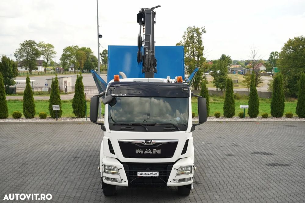 MAN TGS 33.420 / 6x4 / BASCULĂ 3 LATE / 2x HIDRODECKER + HIAB 158 E-2 HDS / MAX 5.900 / AUTOMAT / EURO 6 - 4