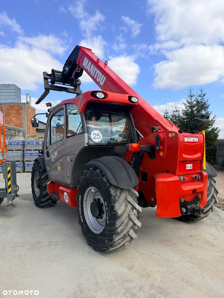 Manitou Ładowarka teleskopowa Manitou Mlt 840 137 PS łyżka widły Merlo 42.7 TF 737 130 Jcb 541-70 Bobcat TL 38.70 rolnicza budowlana KLIMA zaczep hydr - 3