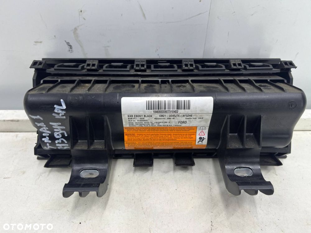 Airbag Ford S-Max MK1 Galaxy MK2 06-14r. poduszka powietrzna kolanowa kierownicy pasażera KOMPLET - 10
