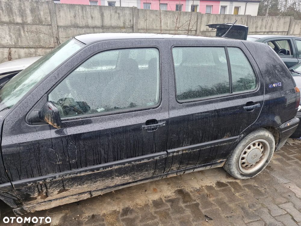 VW GOLF 3 III maska zderzak drzwi szyby lusterka 1.6 silnik skrzynia demontaż - 3