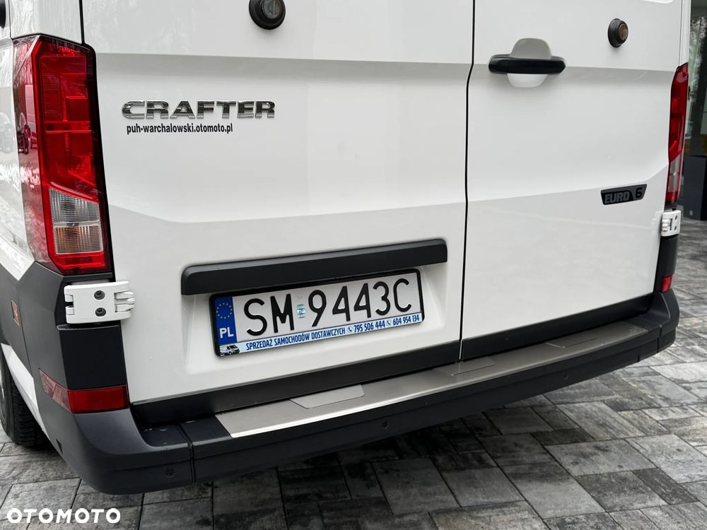 Volkswagen Crafter Brygadowy 7 osób / L4H2 / Oryginalna zabudowa VW / 2.0 TDI 140km / EURO6 / Najbogatsza wersja / FULL LED / Automatyczna skrzynia biegów / FV 23% - 18
