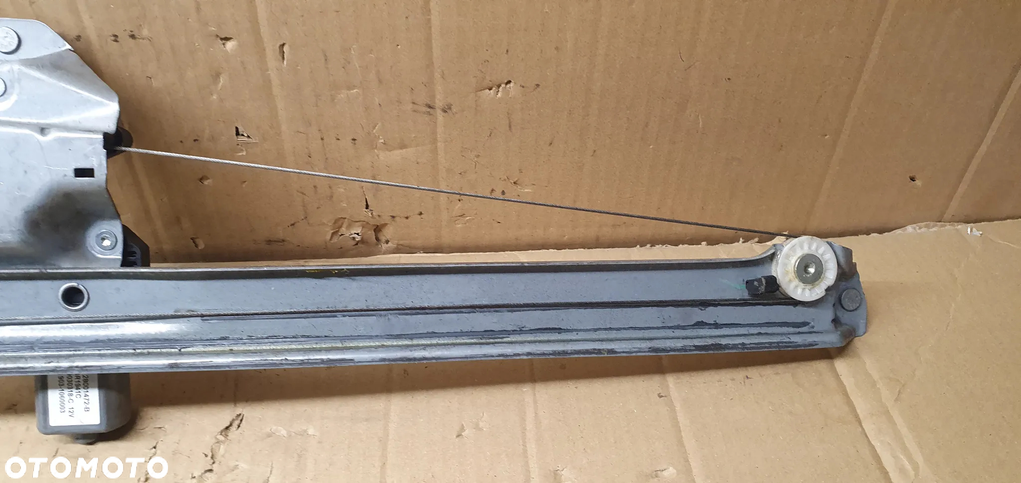 Mechanizm podnośnik szyby prawy przód Opel Vivaro B Trafic III 807210974R 93867658 - 6
