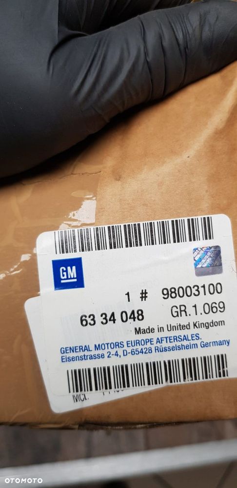 Oryginalna pompa wody Opel Astra Corsa Zafira Meriva 98003100 - 11