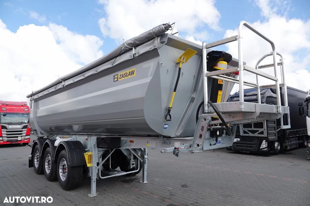 Zaslaw TIPPER 26 m3 / NOU / OȚEL / CUBA DE ȘOLARE HP / AXIE DE RIFAT / SAF / 2025 - 2