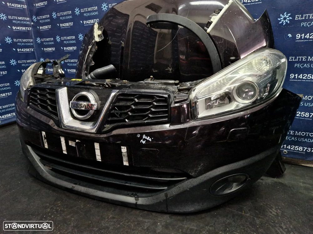 Frente completa usada NISSAN QASHQAI J10 FASE 2 XENON 1.5 DCI capot parachoques guardalamas oticas radiadores - 5