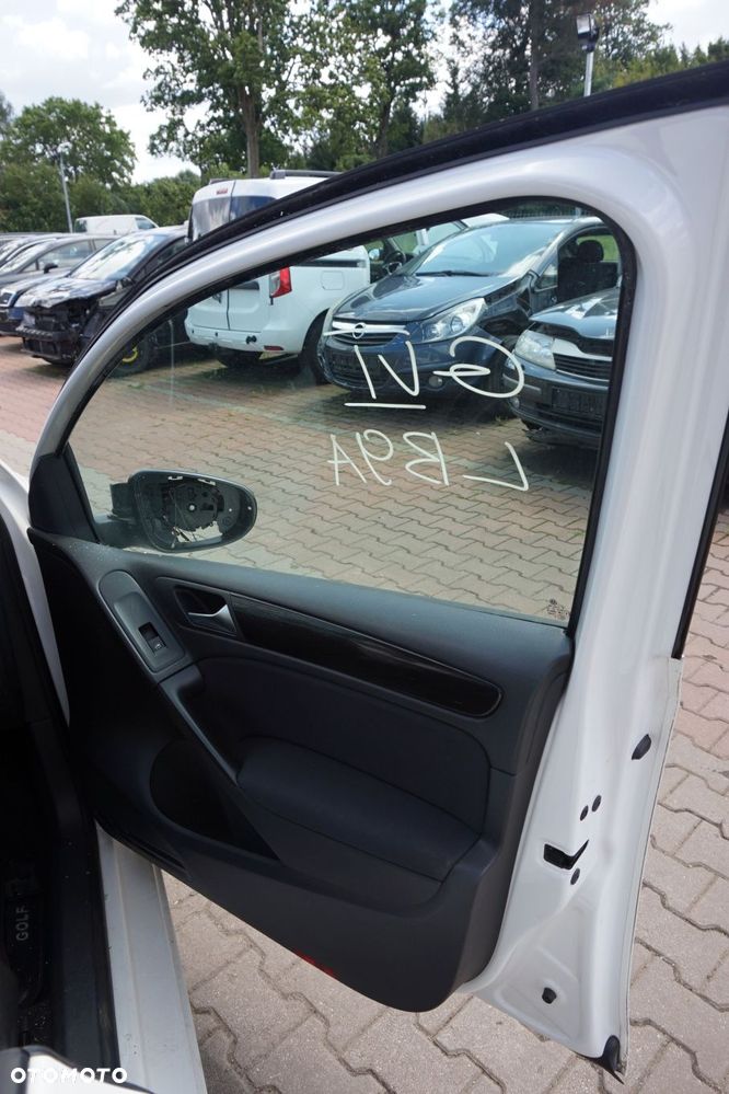 DRZWI PRZEDNIE PRAWE GOLF VI 5D HB LB9A  BIAŁY VOLKSWAGEN 2008-2016 - 8