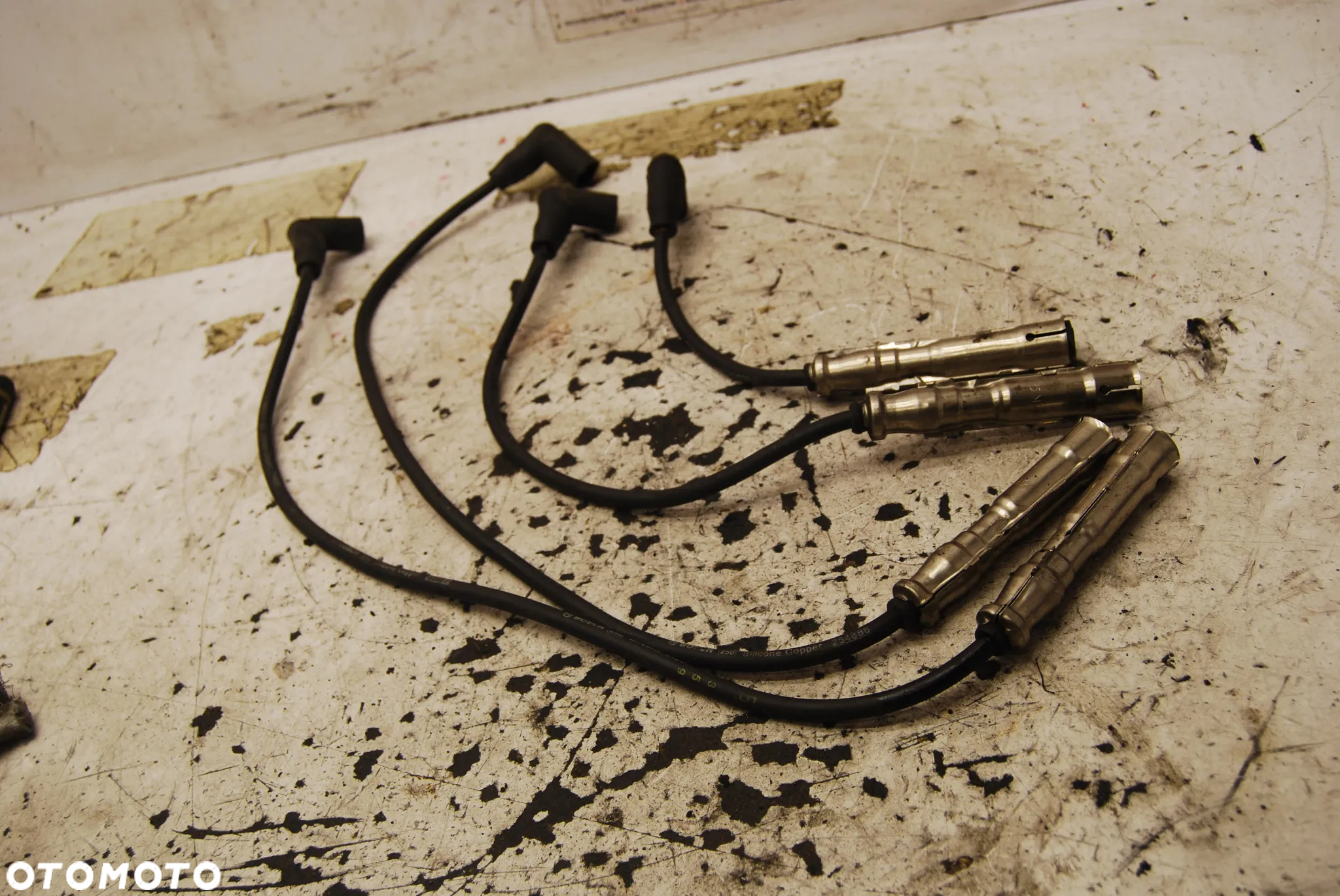 PRZEWODY ZAPŁONOWE SEAT LEON I 1.4 1.6 1.8 VW SKODA AUDI A4 B5 1.6 06A035255C 254886 KRAFT - 4