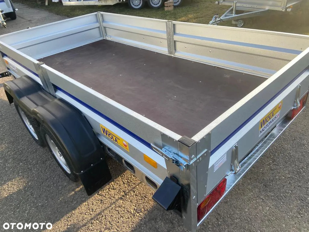 Wiola Przyczepa Wiola Silezia+ 292x142x38 2 osie DMC 750kg mocna spawana rama - 4