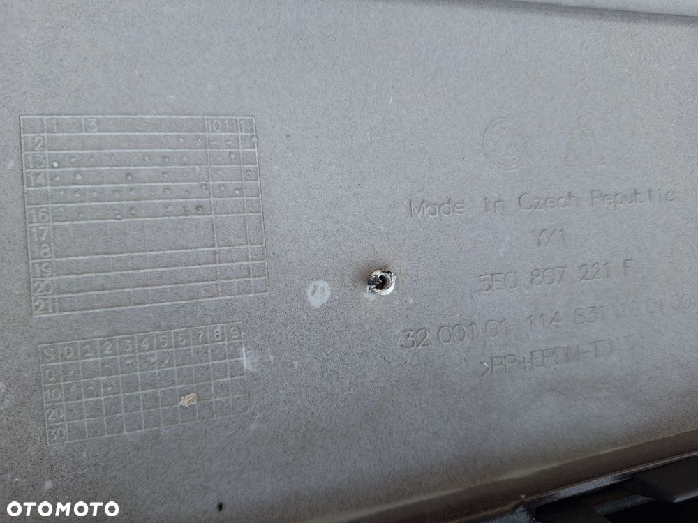 SKODA OCTAVIA III 3 RS VRS 12- 13-16 5E0 ZDERZAK PRZÓD PRZEDNI ORYG. 5E0807221F WYSYŁKA 24H - 15