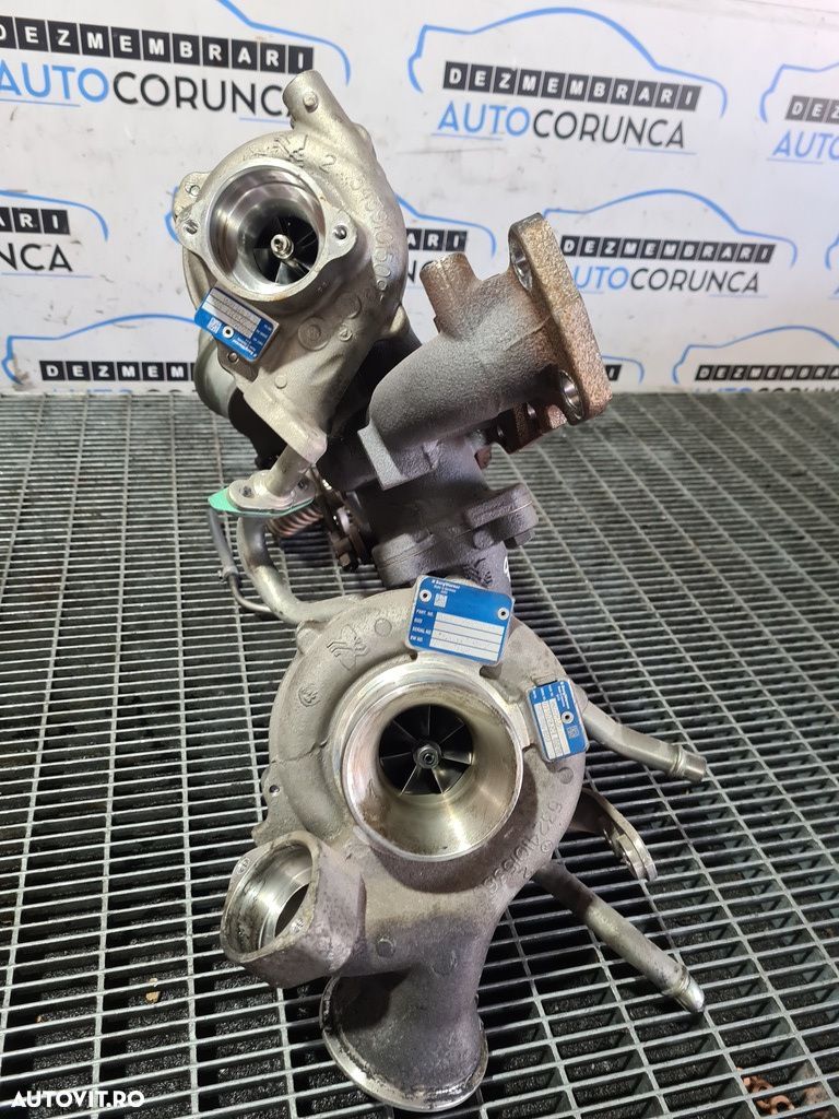 Turbo Volvo XC60 2.4 D 2008 - 2013 215CP D5244T11 Euro5 (1053) BITURBO CU ACTUATOR ... - 1